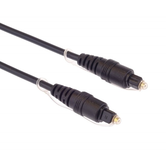 Optický kábel Toslink M/M, OD:4mm, 1m Optický kábel Toslink M/M, OD:4mm, 1m