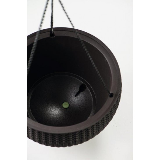 Kvetináč Keter Hanging Sphere whiskey hnedý Kvetináč Keter Hanging Sphere whiskey hnedý