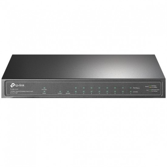 Switch TP-Link TL-SG1210P 8x GLAN/PoE+, 1x GLAN, 1x SFP, 63W