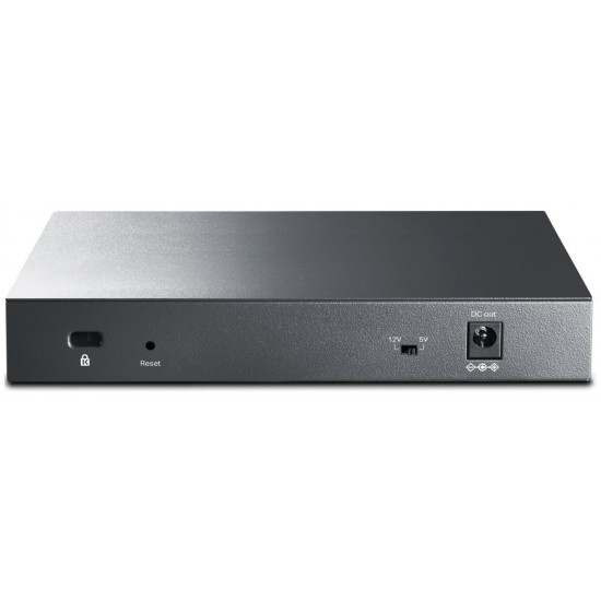Switch TP-Link TL-RP108GE Easy Smart, 8x GLAN, 7x PoE-in reverzný, 1x PoE-out Switch TP-Link TL-RP108GE Easy Smart, 8x GLAN, 7x PoE-in reverzný, 1x PoE-out