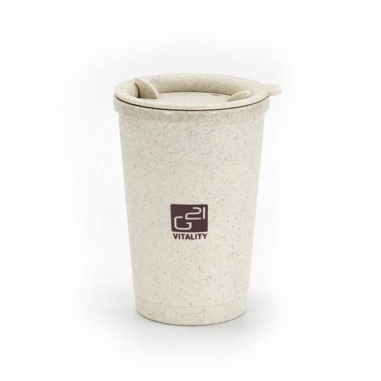 Eko téglik G21 beECO Espresso 280 ml, béžový
