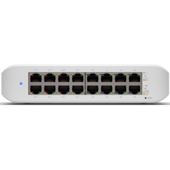 Switch Ubiquiti Networks UniFi USW-Lite-16-PoE 16x GLAN, 8x PoE, 45W
