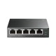 Switch TP-Link TL-SG1005LP 5x GLAN, 4xPoE+, 41W, dosah 250m, kov Switch TP-Link TL-SG1005LP 5x GLAN, 4xPoE+, 41W, dosah 250m, kov