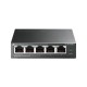 Switch TP-Link TL-SF1005LP 5x LAN, 4xPoE+, 41W, dosah 250m, kov Switch TP-Link TL-SF1005LP 5x LAN, 4xPoE+, 41W, dosah 250m, kov