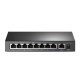 Switch TP-Link TL-SF1009P 9x LAN, 4x PoE+, 67W, kov Switch TP-Link TL-SF1009P 9x LAN, 4x PoE+, 67W, kov