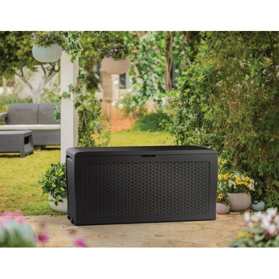 Záhradný box Keter Samoa Rattan Box 270L hnedý Záhradný box Keter Samoa Rattan Box 270L hnedý