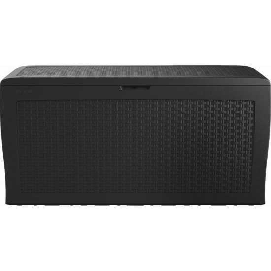Záhradný box Keter Samoa Rattan Box 270L grafitový