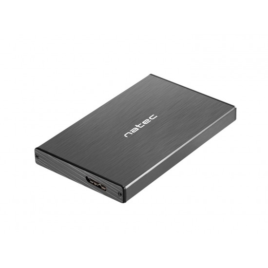 Externý box pre HDD 2,5" USB 3.0 Natec Rhino Go, čierny, hliníkové telo Externý box pre HDD 2,5" USB 3.0 Natec Rhino Go, čierny, hliníkové telo