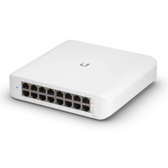Switch Ubiquiti Networks UniFi USW-Lite-16-PoE 16x GLAN, 8x PoE, 45W