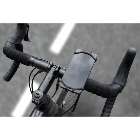 Držiak FIXED Bikee na bicykel, silikónový čierny Držiak FIXED Bikee na bicykel, silikónový čierny