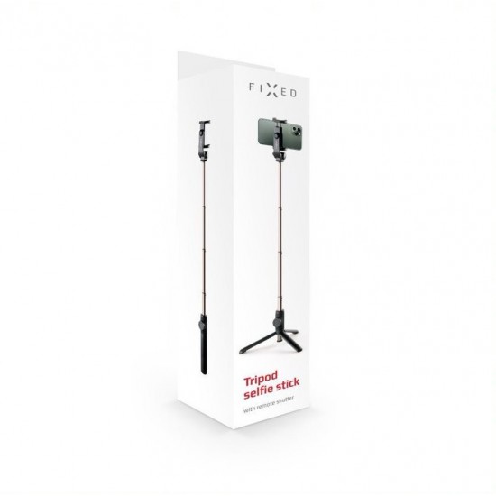 Selfie tyč FIXED Snap Lite s Tripod a bezdrôtovou spúšťou, čierna Selfie tyč FIXED Snap Lite s Tripod a bezdrôtovou spúšťou, čierna