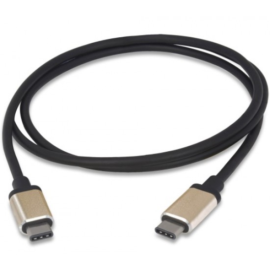 Kábel USB 3.1 konektor C/male - USB 3.1 konektor C/male ,1m hliníkové konektory Kábel USB 3.1 konektor C/male - USB 3.1 konektor C/male ,1m hliníkové konektory