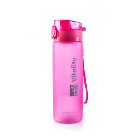 Fľaška G21 na smoothie/juice, 600 ml, ružová-zmrznutá