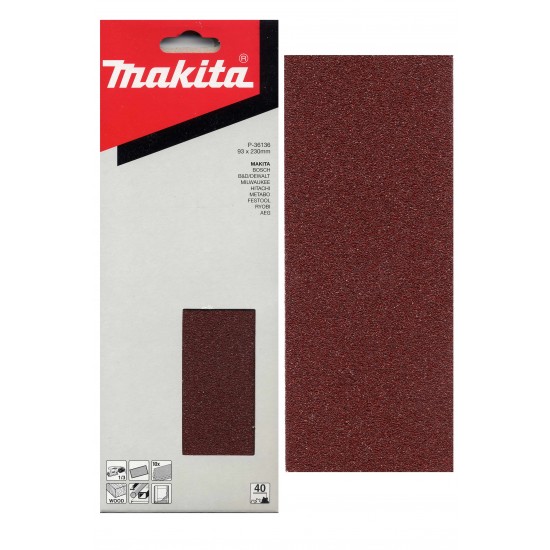 Brúsny papier Makita P-36136 93x228mm  K40, 10ks
