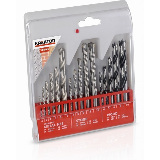 Sada vrtákov Kreator KRT012502 16ks