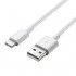 Kábel PremiumCord USB 3.1 C/M - USB 2.0 A/M rýchle nabíjanie 3A, 10 cm, biely