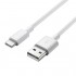 Kábel PremiumCord USB 3.1 C/M - USB 2.0 A/M rýchle nabíjanie 3A, 3m, biely