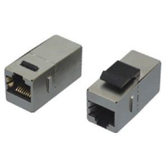 Spojka kombinovaná ako Keystone, STP, Cat. 5e, RJ45, celokovová