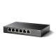 Switch TP-Link TL-SF1006P 6x LAN, 4x PoE+, 67W, kov Switch TP-Link TL-SF1006P 6x LAN, 4x PoE+, 67W, kov