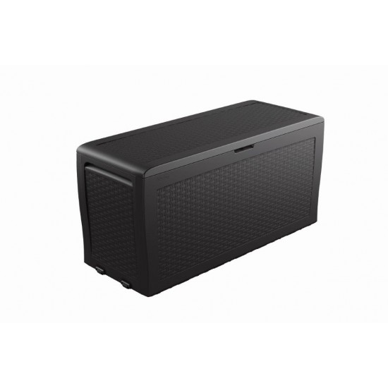 Záhradný box Keter Samoa Rattan Box 270L grafitový