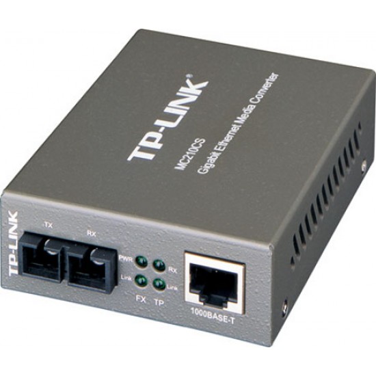 Prevodník TP-Link MC210CS Transceiver, 1000TX/1000FX SM, SC, 15 k(9V) Prevodník TP-Link MC210CS Transceiver, 1000TX/1000FX SM, SC, 15 k(9V)