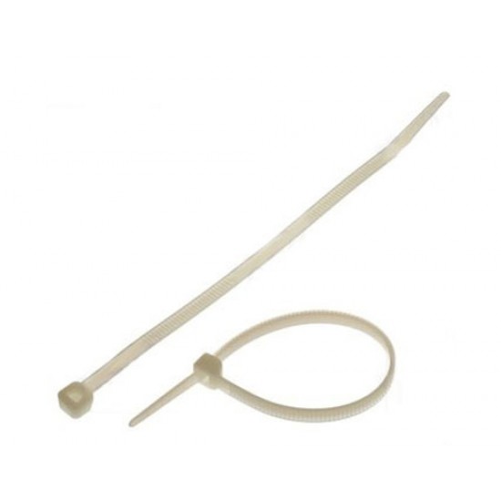 Páska sťahovacia - 200 x 3,6 mm, do 8kg, přírodní, balení 100ks Páska sťahovacia - 200 x 3,6 mm, do 8kg, přírodní, balení 100ks