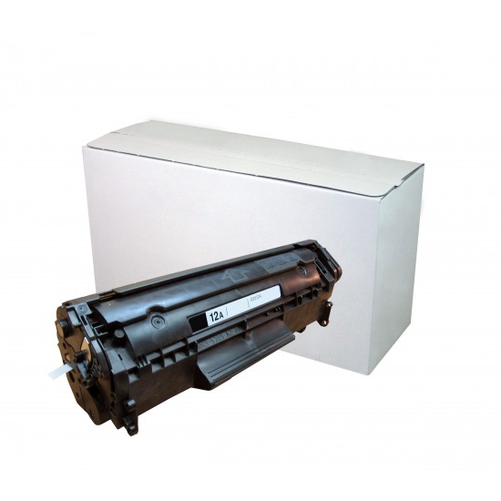 Toner Q2612A, No.12A kompatibilní černý pro HP LaserJet 1010 (2000str./5%) - FX-10/CRG-703/FX-9 Toner Q2612A, No.12A kompatibilní černý pro HP LaserJet 1010 (2000str./5%) - FX-10/CRG-703/FX-9